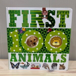 First 100 Animals Book Baby Infant Toddler
